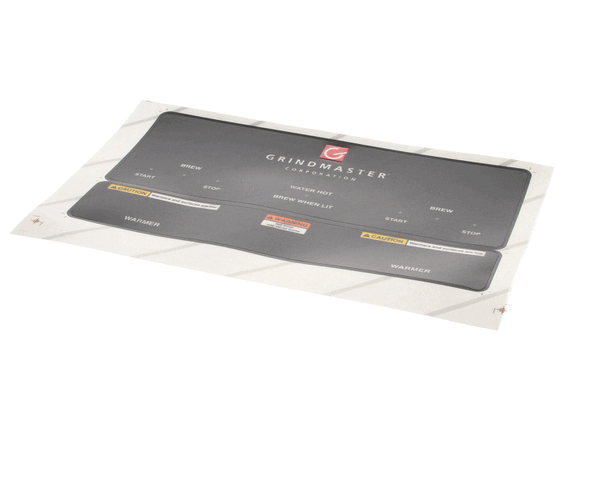 GRINDMASTER CECILWARE A546-129 P-400 CONTROL PANEL OVERLAY BLACK (GMA546-129) Each