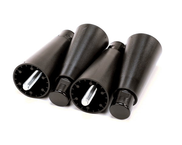 GRINDMASTER CECILWARE M219B LEGS 6 BLACK (4 PER) - PO/PB/B (GMM219B) Each