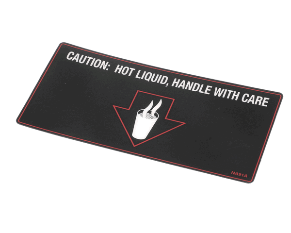 Crathco Grindmaster Cecilware Na91Al Label Hot Liquid- Gb1 S (GMNA91AL) Each