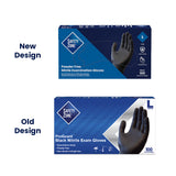 Safety Zone® Nitrile Powder Free 3.5 mil Exam Gloves, Black, 2XL, Case of 1000 (SZNGNPR-2X-BK) Case of 1000