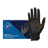 Safety Zone® Nitrile Powder Free 3.5 mil Exam Gloves, Black, Med, Case of 1000 (SZNGNPRMDBKCT) Case of 1000