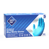 Safety Zone® Nitrile Powder Free 4 mil Exam Gloves, Blue, Small, Case of 1000 (SZNGNPR-SM-1M) Case of 1000