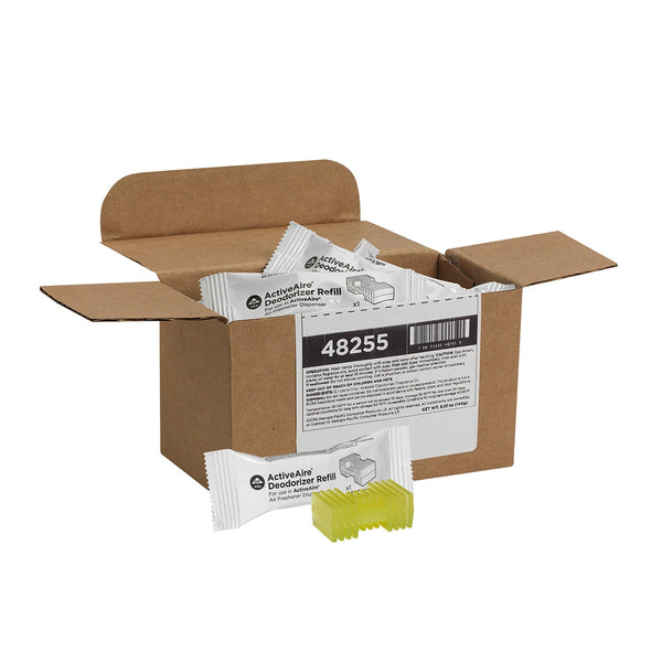 ActiveAire Automated Freshener Dispenser Refill for use with ActiveAire&reg; In-Stall Air Freshener Dispensers, Citrus, 12 Cartridges/Case (GPC48255) Case of 12