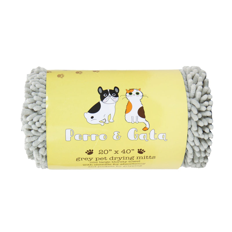 Arkwright Home Perro & Gato Pet Mitt 20x40 Grey (PNP-PM-20X40-GY) 1/EA