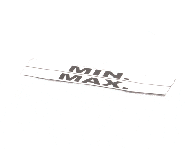 Groen Z000558 Label Maximum Minimum (GRZ000558) Each