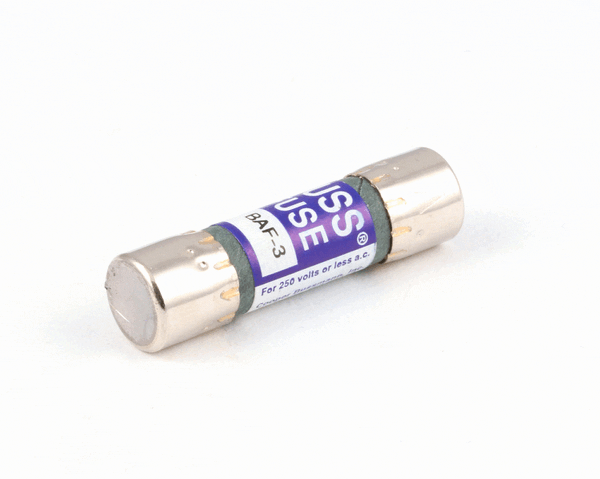 Groen Z002651 Fuse 3 Amp Buss #Baf-3 (GRZ002651) Each