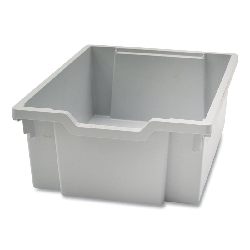 Gratnells Callero MakerHub Trolley Set 01, Metal, (2) Magnetic Whiteboards, (4) F2 Deep Bins, 27.4" x 17.3" x 56.3", Silver/Light Gray (GTSMST054419) Each