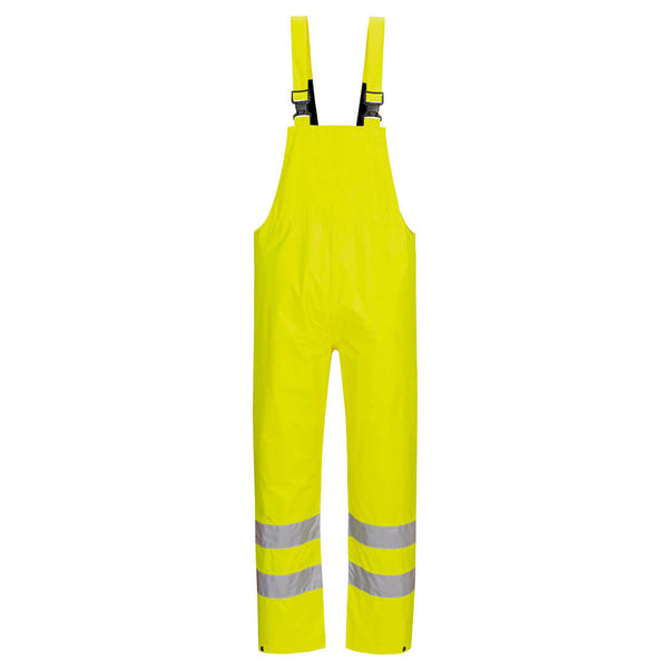 Portwest® Hi-Vis Bib Overall, Yellow, Size 5XL (H449YER5XL) Each