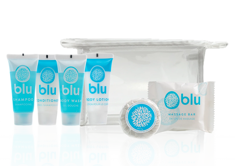 blu Travel Kit (HA-BLUKIT-100) Pack of 25 Kits