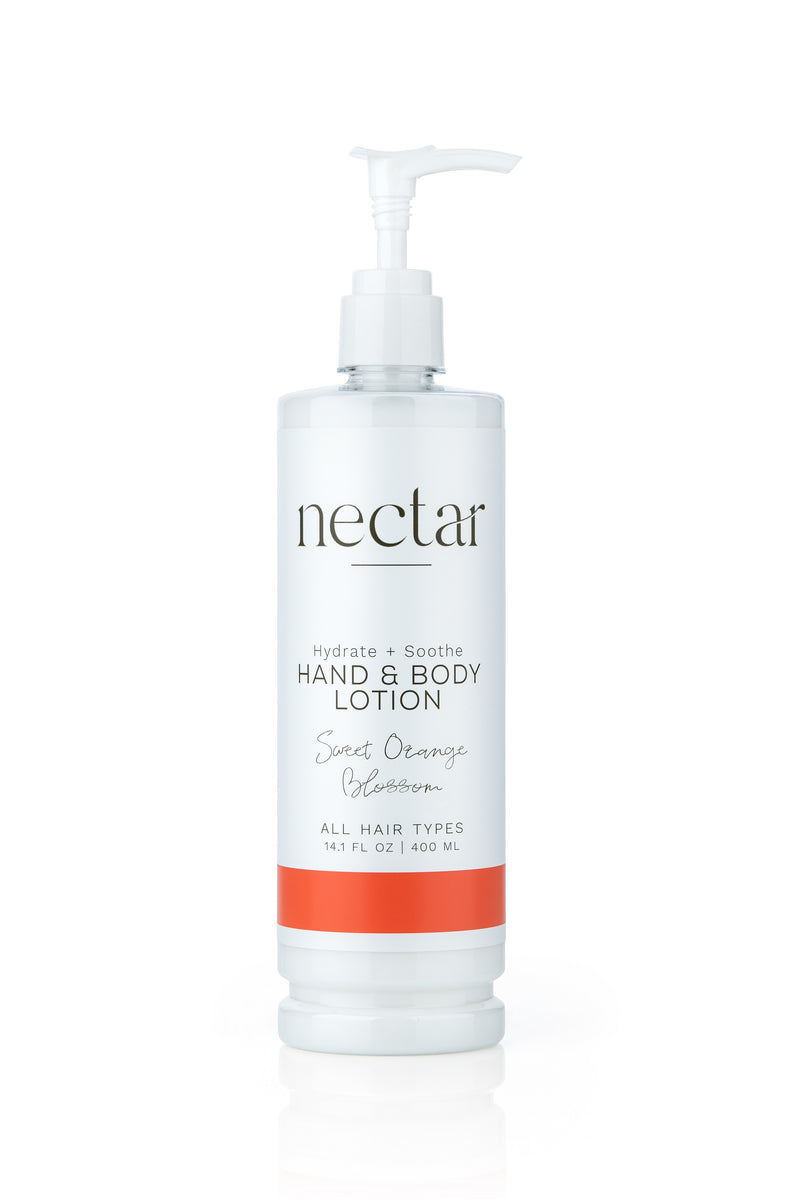 Nectar® LOCK Pump Bottle - Hand & Body Lotion, 13.5 fl oz (HA-M-NEC-LK-04) Case of 20