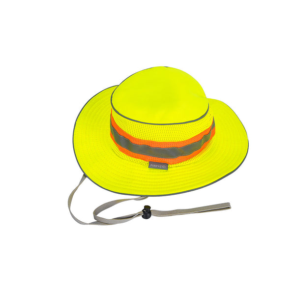 Portwest®  Hi-Vis Ranger Hat, Yellow, Size S/M (HA15YERS/M) Each