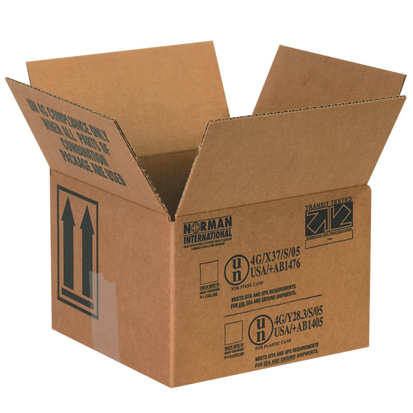 5 1/8 x 5 1/8 x 6 3/16" 1 - 1 Quart Paint Can Boxes (HAZ1041) Bundle Of 25