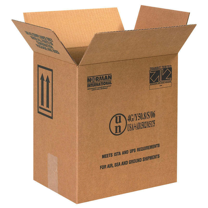 11 3/8 x 8 3/16 x 12 3/8" 2 - 1 Gallon F-Style Paint Can Boxes (HAZ1048) Bundle Of 20