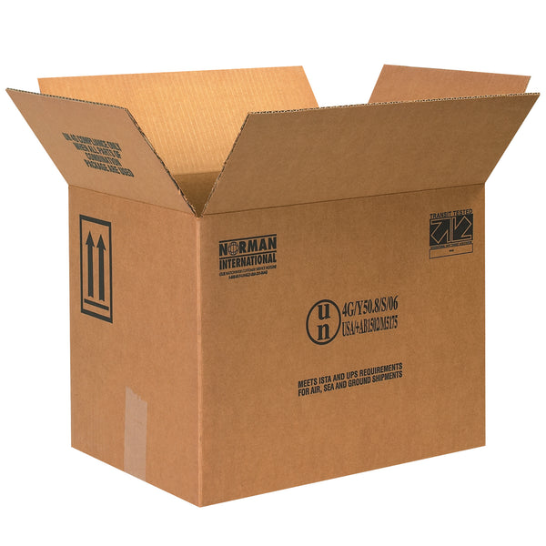 16 3/8 x 11 3/8 x 12 3/8" 4 - 1 Gallon F-Style Paint Can Boxes (HAZ1049) Bundle Of 10