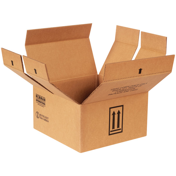 14 1/4 x 14 1/4 x 7 5/8" 4 - 1 Gallon Haz Mat Boxes (HAZCO4G) Bundle Of 10