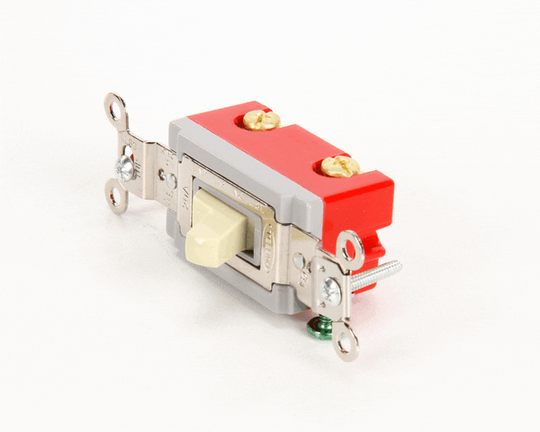 Hubbell Lighting 1221I 1P Switch 20A 120V Ivory (HBL1221I) Each