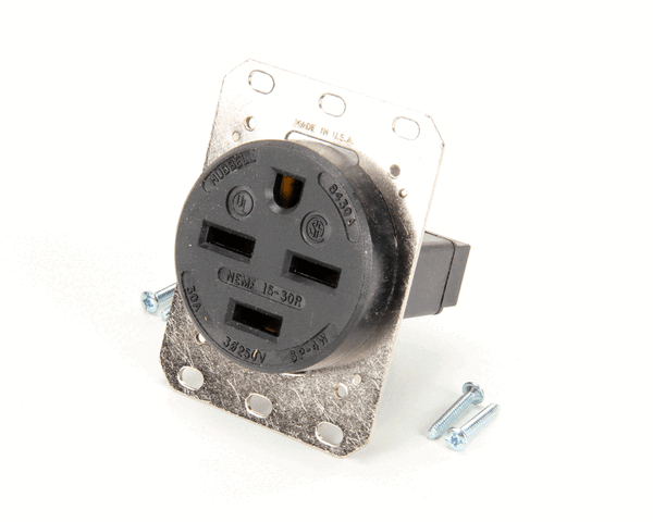 Hubbell Lighting 8430A 30A 3-Ph250V Receptacle (HBL8430A) Each