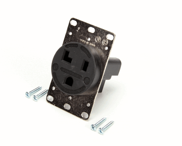 Hubbell Lighting 9308 Nema 3 Wire Receptacle - Singl (HBL9308) Each