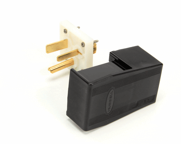 Hubbell Lighting 9368 50A-250V 1-Ph Angle Plug (HBL9368) Each