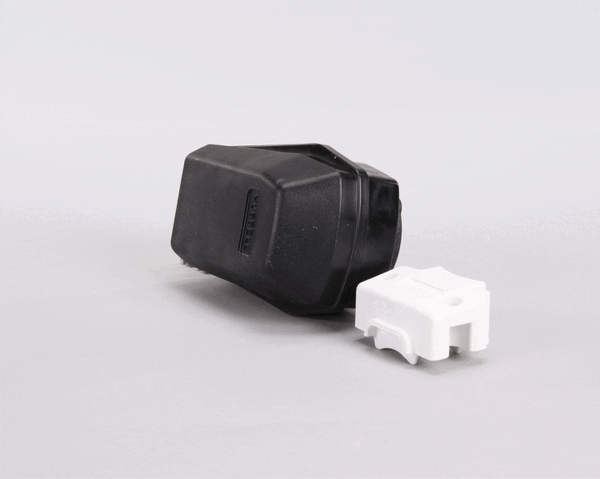 Hubbell Lighting 9452C Angle Plug W Strt Blade (HBL9452C) Each