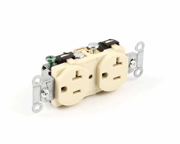 Hubbell Lighting Cr20I Duplex Receptacle (HBLCR20I) Each