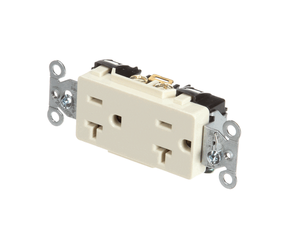 Hubbell Lighting Dr20Al Receptacle Duplex 20A 125V (HBLDR20AL) Each