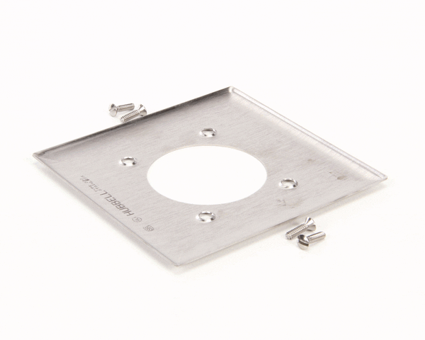 Hubbell Lighting Ss703 Cover 2 Gang 2.156" Hole Ss (HBLSS703) Each