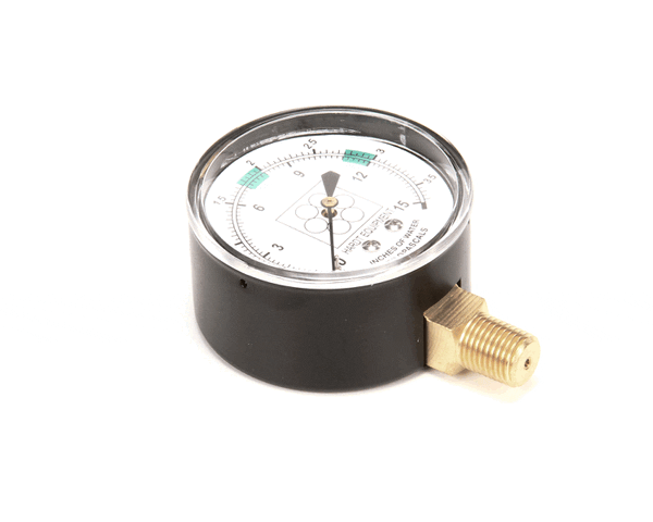 Hardt 4459 Pressure Gauge 0/15In.W/C 2-1/2In X1/4In (HDT4459) Each
