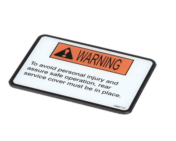 Henny Penny 168571 Label-Service Cover (HEN168571) Each