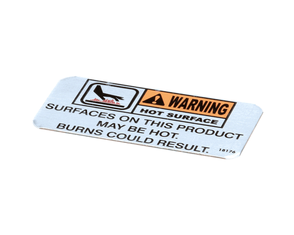 Henny Penny 18176 Label-Warning Hot (HEN18176) Each
