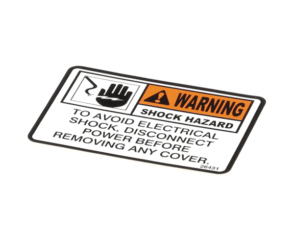 Henny Penny 26431 Label-Warning Disc. Power (HEN26431) Each