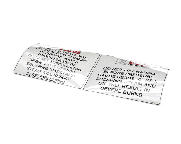 Henny Penny 66444 Label-Operational Hazards (HEN66444) Each