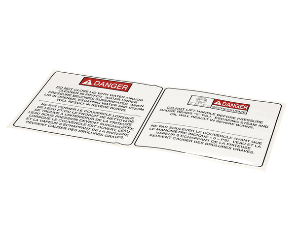 Henny Penny 71901 Label-Operational Haz, Eng/Fr (HEN71901) Each
