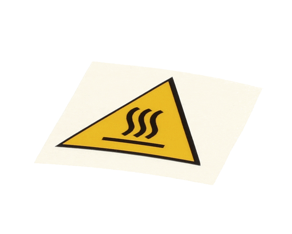 Henny Penny 72705-2 Label - Warning Hot Surfaces (HEN72705-2) Each