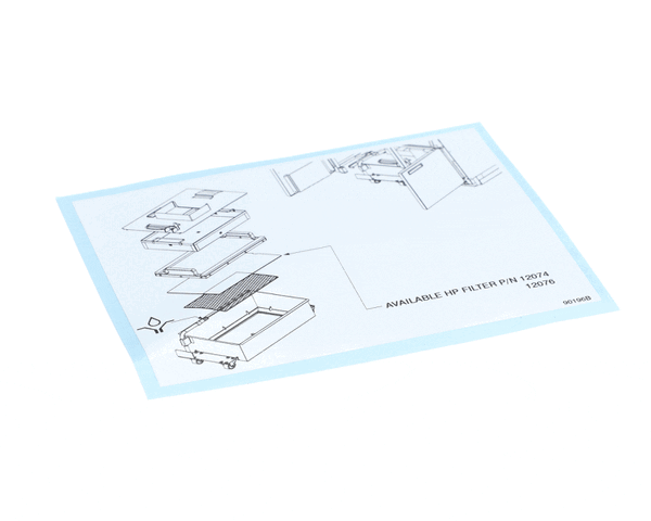 Henny Penny 90196 Label-Replacement Filter (HEN90196) Each