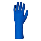 Safety Zone® Latex Powder Free 14 mil Extended Cuff Exam Gloves, Blue, Lrg, Case of 500 (SZNHER006) Case of 500