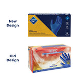 Safety Zone® Latex Powder Free 14 mil Extended Cuff Exam Gloves, Blue, 2XL, Case of 500 (SZNHER009) Case of 500