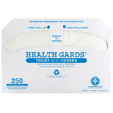Hospeco® Health Gards® Half Fold Toilet Seat Covers, 250/Pack, 20 Packs/Case (HOSHG-5000) 20 Packs of 250