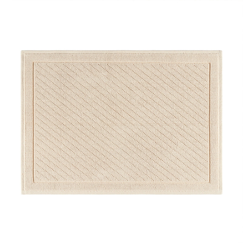 Arkwright Home Host & Home Cotton Bath Rug 17x24 Almond Milk (P-HH-BM-1724-BG) 1/EA
