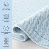 Arkwright Home® Host & Home Cotton Bath Mat 24x36 Light Blue, 4/Case (HH-BM-2436-LB) Case of 4