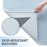 Arkwright Home® Host & Home Cotton Bath Mat 20x60 Light Blue, 4/Case (HH-BM-2060-LB) Case of 4