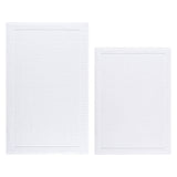 Arkwright Home® Host & Home Cotton 2pc Bath Mat Set 17x24/20x32, White, 4/Case Sets (HH-BM-2PK-WH) Case of 4 Sets