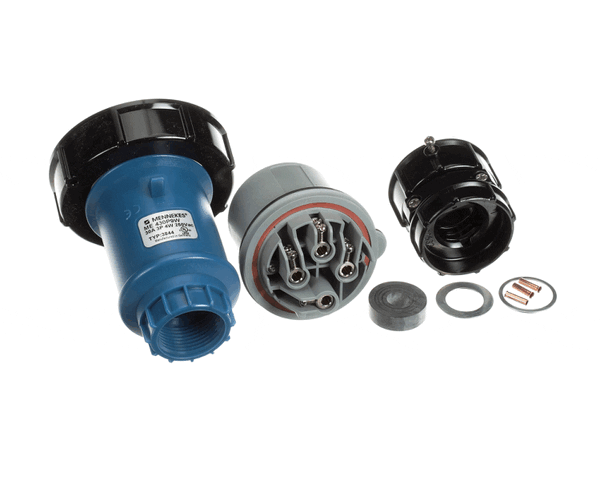 H&K International Men430P9W Plug 30A 3Ph 208-250V Blue (HKIMEN430P9W) Each