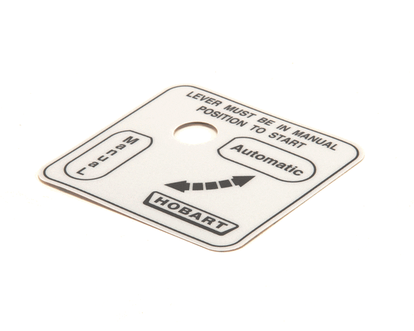 Hobart 00-478274 Label,Auto/Man (Domestic) (HOB00-478274) Each