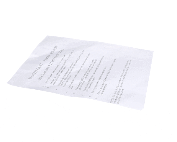 Hoshizaki 3A1632-01 Abs Repair Kit Instr (HOS3A1632-01) Each