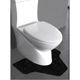 Hospeco® Health Gards® Premium Commode Mat, 27"x25", Black, 6/Pack (HOSHS-C2001-BL) Pack of 6