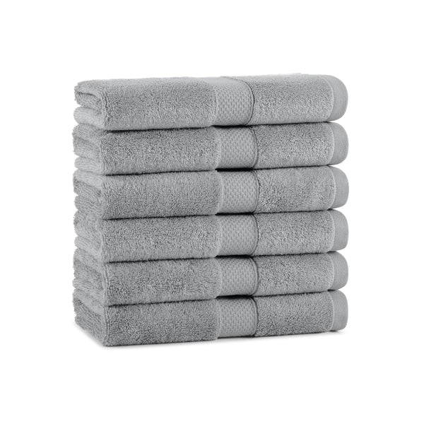 Aston & Arden Egyptian Cotton Hand Towel 16x30 Dark Grey (6/Pack) (P-EGYP-1630-DGY) 6/PK