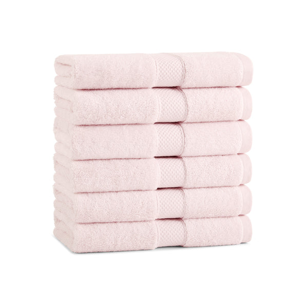 Aston & Arden Egyptian Cotton Hand Towel 16x30 Blush (Pink) (6/Pack) (P-EGYP-1630-PNK) 6/PK