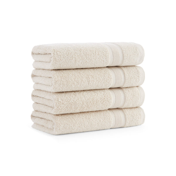 Aston & Arden Aegean Recycled Hand Towel 18x30 Beige Solid (4/Pack) (P-HT-RO-1830-BG) 4/PK