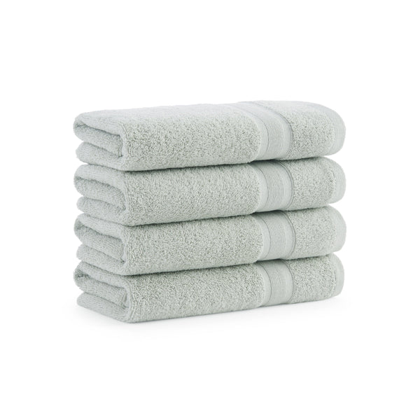 Aston & Arden Aegean Recycled Hand Towel 18x30 Green Solid (4/Pack) (P-HT-RO-1830-DS) 4/PK